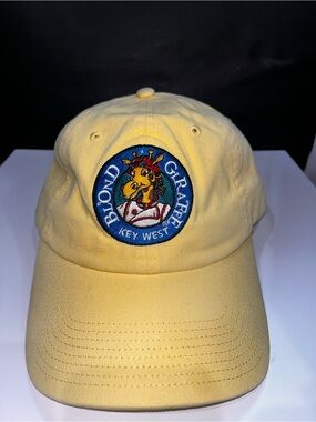 Fahrenheit Yellow Key West Blonde Giraffe Patch Baseball Cap